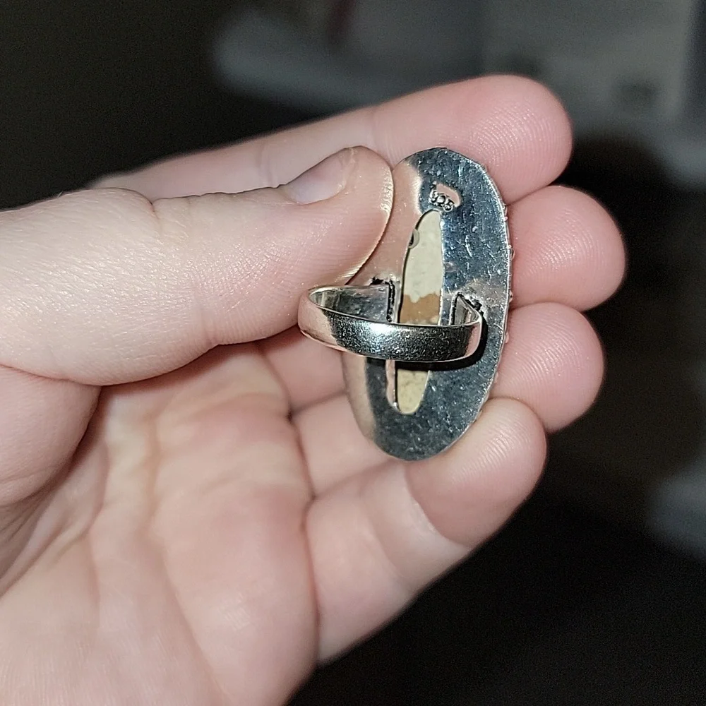 Picture Jasper Ring Size 7.25 - Picture 4 of 4